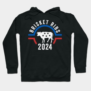 Brisket Ribs 2024 Funny BBQ Hoodie